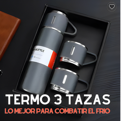 PACK PRO TERMO + 3 TAZAS