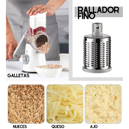 Rallador y cortador de verduras