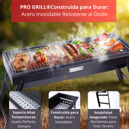 PRO GRILL® Parrilla Portátil